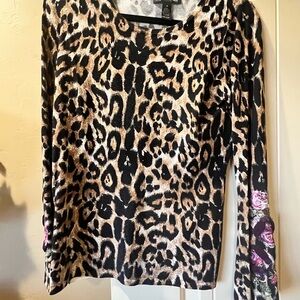 Top Long sleeves Leopard print